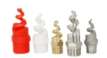Spjt Dust Control Spiral Nozzle Plastic PP Sprinkler Full Cone Spiral Jet Nozzle