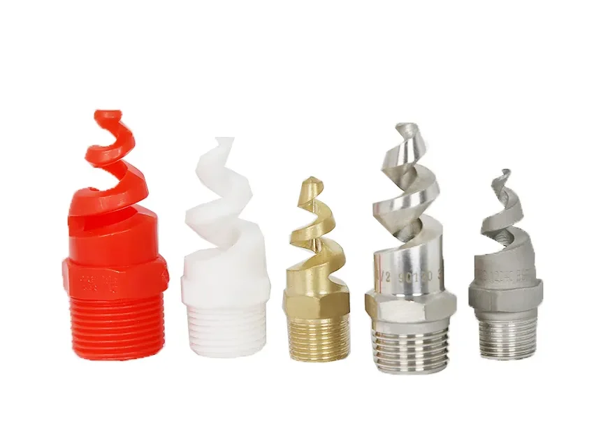 Spjt Dust Control Spiral Nozzle Plastic PP Sprinkler Full Cone Spiral Jet Nozzle