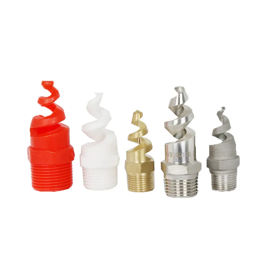 Spjt Dust Control Spiral Nozzle Plastic PP Sprinkler Full Cone Spiral Jet Nozzle